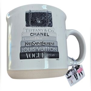 Amanda Greenwood Large Designer Inspired Mug, New.